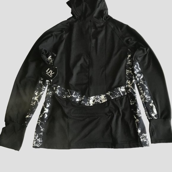 LIV by Phat Buddha Atlantic Hoodie Activewear jacket L Large - Picture 13 of 14